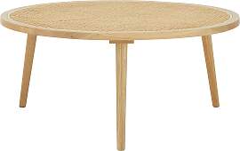 Couchtisch Douna Naturfarben Eiche Rund