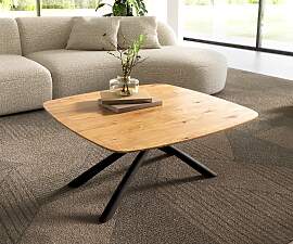 Couchtisch Edge Boot 90x90 cm Eiche Natur