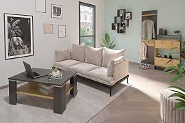Couchtisch FMD "Bastia", braun (matera,
