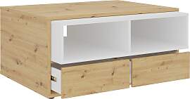 Couchtisch FMD "Monza 2", weiß (artisan 