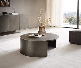 Couchtisch Haru 90x35 cm Keramik Laminam® Noir