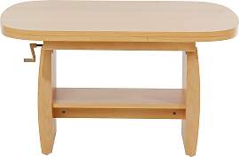 Couchtisch HELA, braun (buche), B:90cm H:52cm