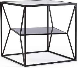 Couchtisch Hydra aus Metall und Glas, modern,