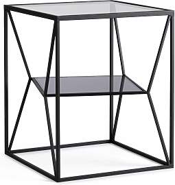 Couchtisch Hydra Metall und Glas, modern