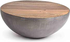 Couchtisch Lancaster aus recyceltem Holz und