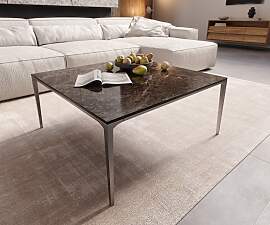 Couchtisch Levente 85x85 cm Keramik Emperador