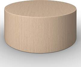 Couchtisch Lucy Eichefarben MDF rund