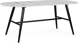 Couchtisch Marble aus Metall und Glas, modern