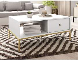 Couchtisch mit stauraum Tonkor Gold TL104