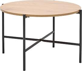 Couchtisch Oslo Eichefarben/Schwarz