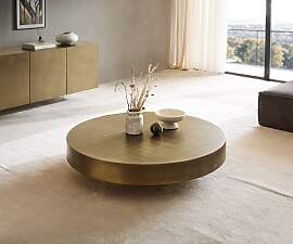 Couchtisch Ryo 120x30 cm Metallic Gold