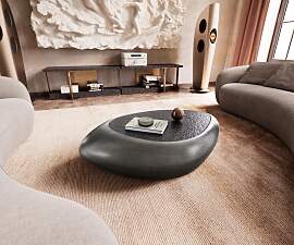 Couchtisch Sagana 120x80 cm Metallic Silber mit