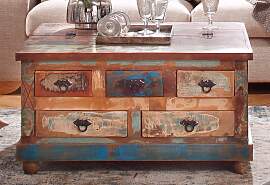 Couchtisch SIT "Riverboat", bunt, B:90cm 