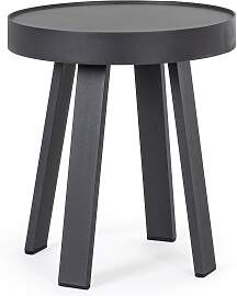 Couchtisch Spyro Aluminium, modern rund, Outdoor