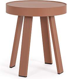 Couchtisch Spyro aus Aluminium, rund und