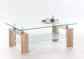 Couchtisch STOLKOM "Mango II Glastisch,