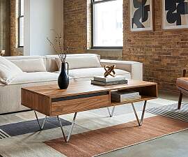 Couchtisch Stonegrace 115x60x35 cm Akazie Natur