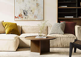 Couchtisch WOODMAN "Cala", walnuss,