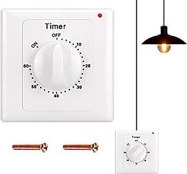 Countdown Schalter AC 220V mit Timer, 60 Minuten,