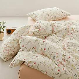 Covebett Bettwäsche Baumwolle 220x240 Rosa