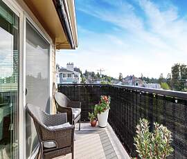 CoverUp! Balkon Sichtschutz 0,9m x 3m (180 g/m²)