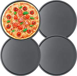 Cozary Pizzablech 4er Set, 26cm Rund Pizzaform,