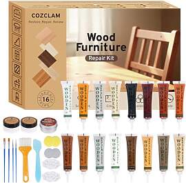 COZCLAM Laminat Reparaturset, 16 Farben