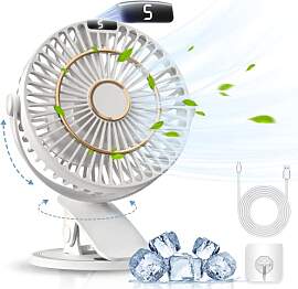 COZII Mini Ventilator, USB Ventilator Leise Clip
