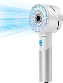 COZOME Handventilator Akku Aufladbar, Mini Stark