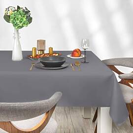 Cozy Home & Living Tischdecke Grau 140x260 cm