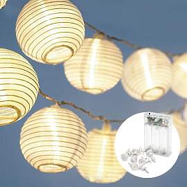 CozyHome Lampions Lichterkette Batterie - 20