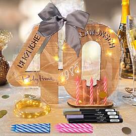 CozyHome Originelle 40. Geburtstag Geschenk &