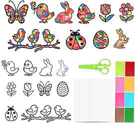 CPKONUUIP 26 Stück Basteln Frühling Ostern