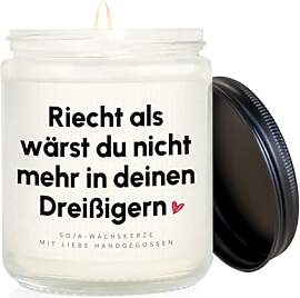 Craftique 40 Geburtstag Frauen, Soja-Wachskerze