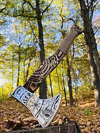 CraftTal Wikinger-axt 52 cm Griff Klinge aus 1095