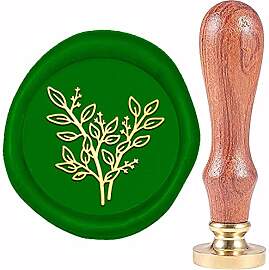 craspire Eukalyptus-Wachs-Siegel-Stempel Zweige