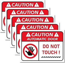 craspire Warnschild-Aufkleber „Achtung Nicht