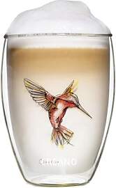 Creano Thermo-Glas Hummi, doppelwandiges Tee-Glas, 