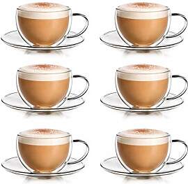 Creano Thermo-Tasse doppelwandige Tee-/Latte