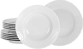 CreaTable, 12619, Serie Rokoko Weiss, 12-teiliges