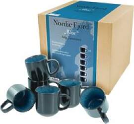 CreaTable Kaffeebecher Nordic Fjord Blue blau