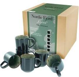 CreaTable Kaffeebecher Nordic Fjord Green grün
