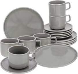 CreaTable Kaffeeservice Chef Collection grau
