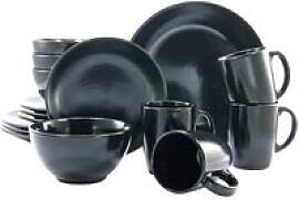 CreaTable Kombiservice Black Matt mattschwarz
