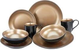 CreaTable Kombiservice Glamour gold Keramik