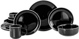 CreaTable Kombiservice Nordic Gourmet schwarz