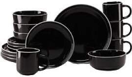 CreaTable Kombiservice Nordic Gourmet schwarz