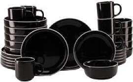 CreaTable Kombiservice Nordic Gourmet schwarz