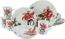 CreaTable Kombiservice ROSEMARY bunt Steingut 16