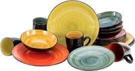 CreaTable Kombiservice Samoa multicolor Keramik 16 